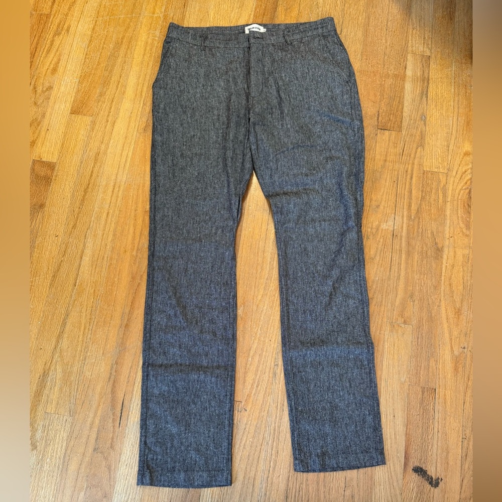 Taylor Stitch Easy Pant - 32 - Espresso Linen